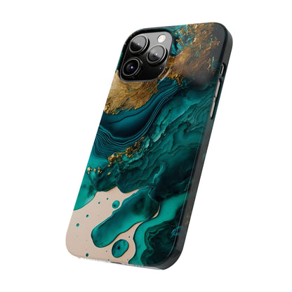 Abstract Geometric Bliss Slim Phone Case