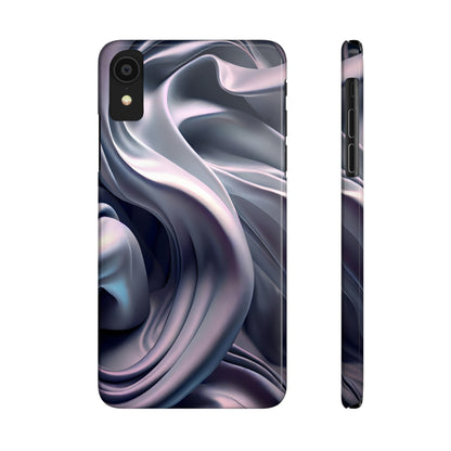 Ethereal Blue Bloom - Slim Phone Case