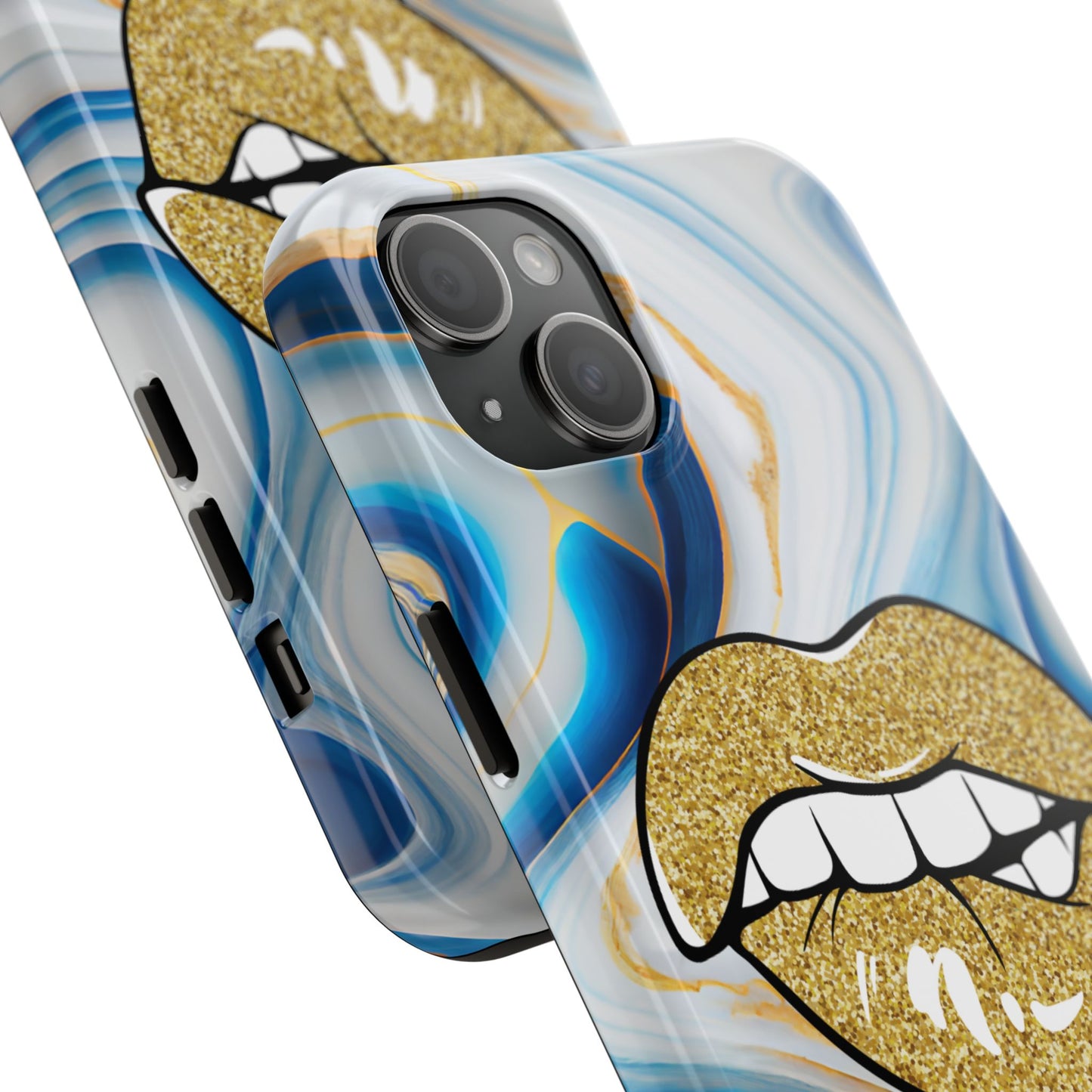 Marbled Kiss (Tough Phone Case)