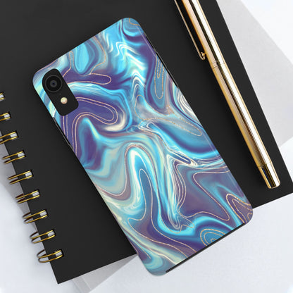 Aurora Swirl Impact-Resistant Phone Case