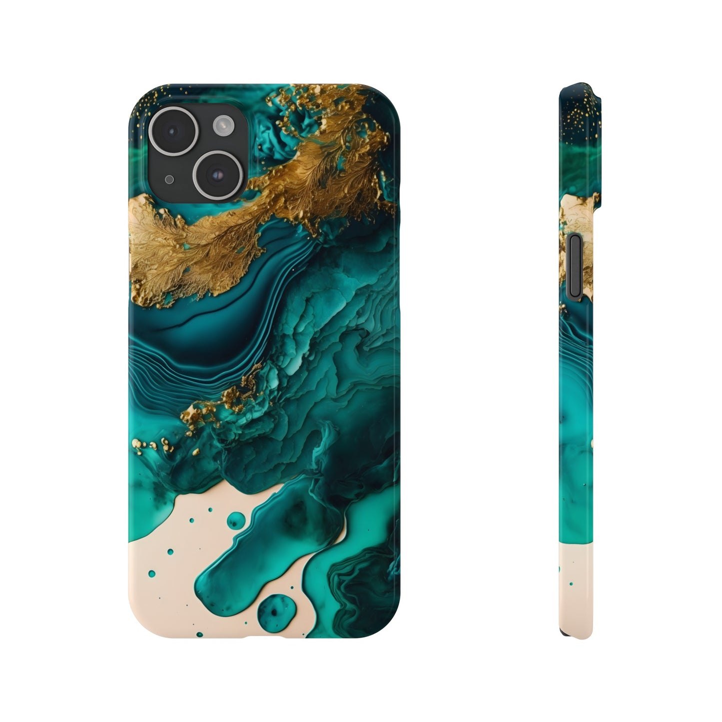 Abstract Geometric Bliss Slim Phone Case