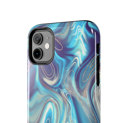 Aurora Swirl Impact-Resistant Phone Case