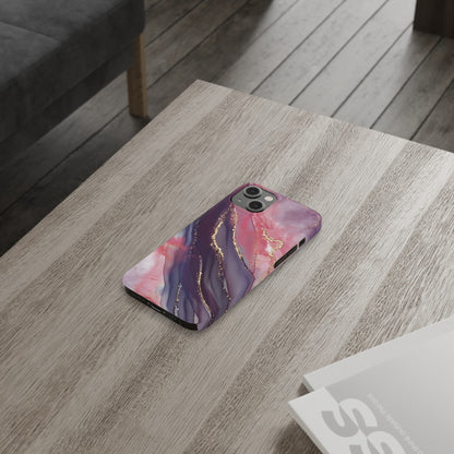 "Elegant Marbling Euphoria - Slim Phone Case