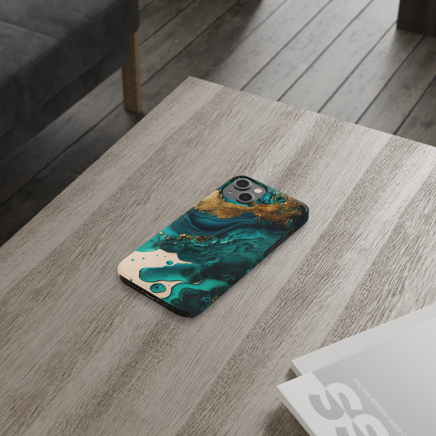 Abstract Geometric Bliss Slim Phone Case