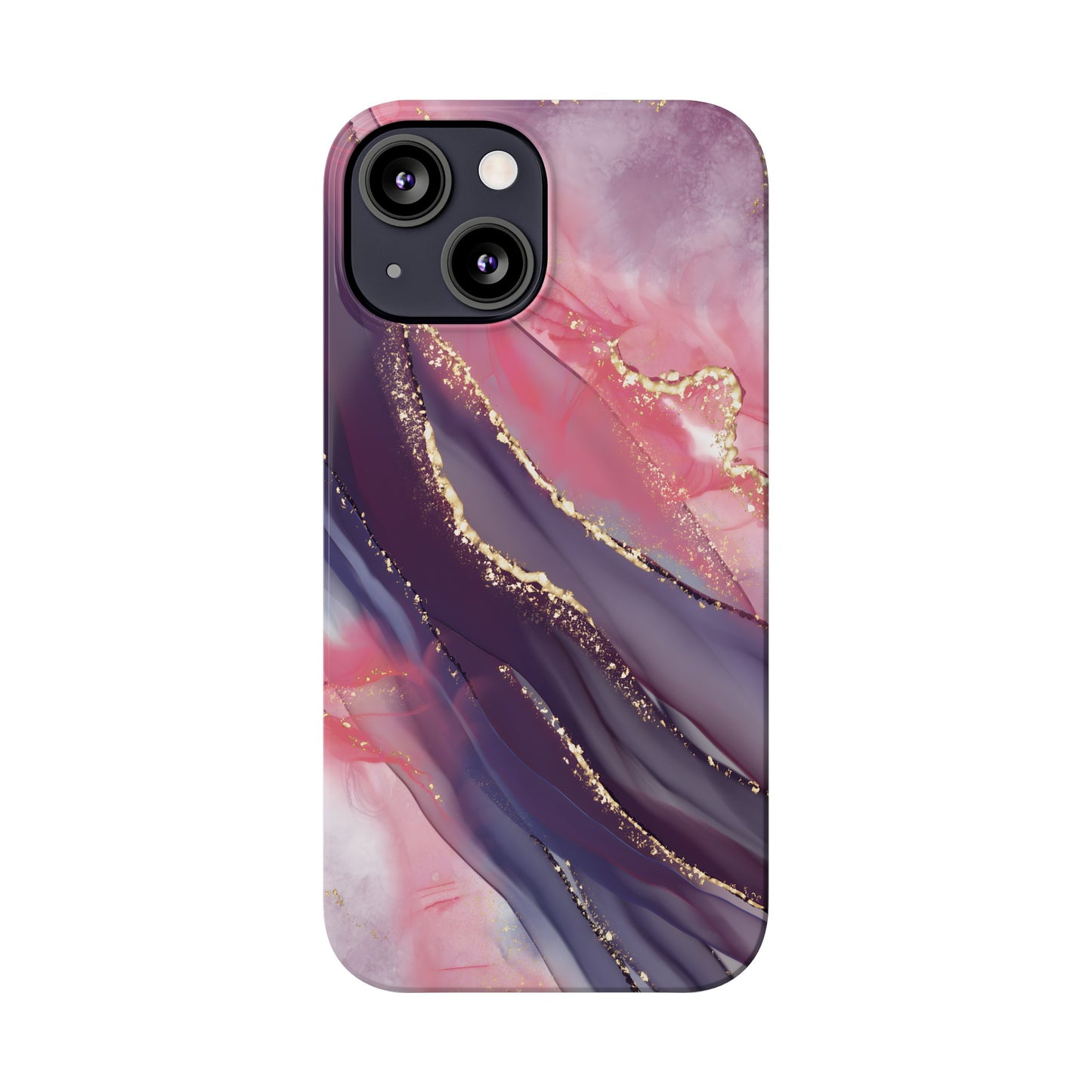 "Elegant Marbling Euphoria - Slim Phone Case