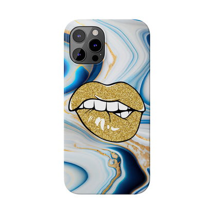 Marbled Kiss (Slim Phone Case)