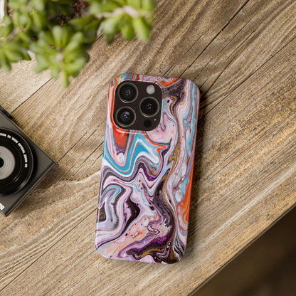 Abstract Elegance Marbled Phone Case - Slim and Protective