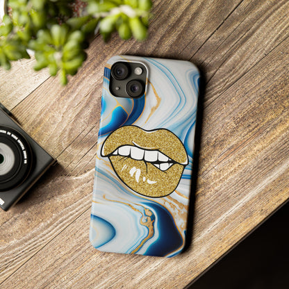 Marbled Kiss (Slim Phone Case)