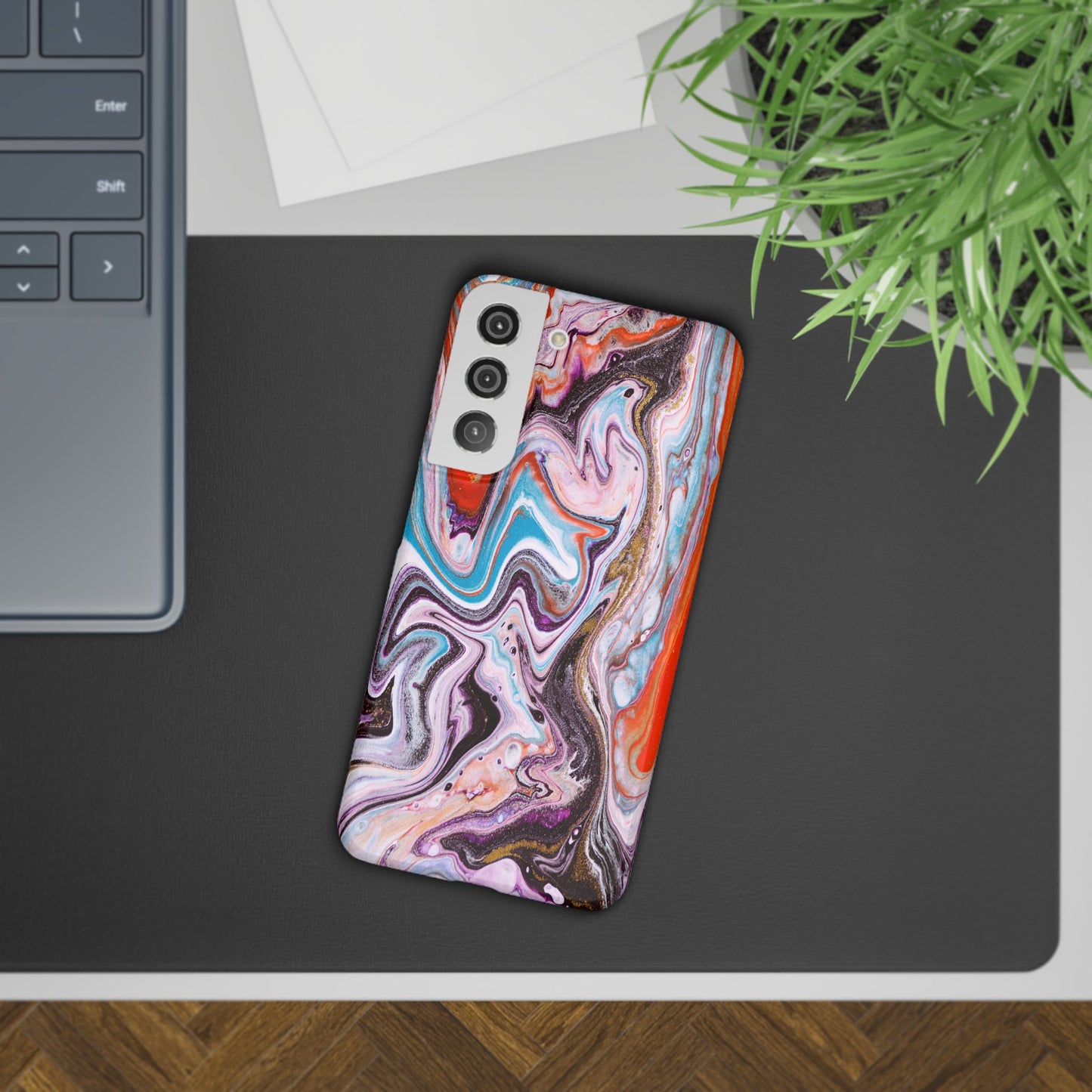 Abstract Elegance Marbled Phone Case - Slim and Protective