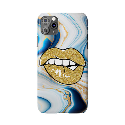 Marbled Kiss (Slim Phone Case)