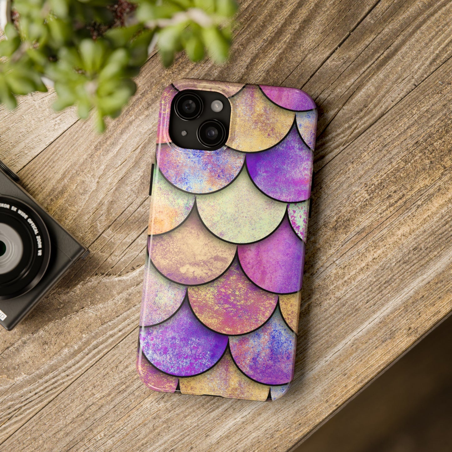 Galactic Mermaid Scales (Tough Phone Case)