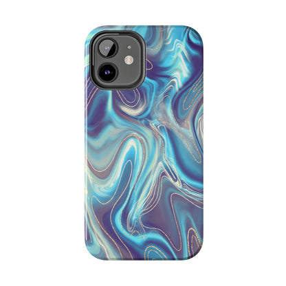 Aurora Swirl Impact-Resistant Phone Case