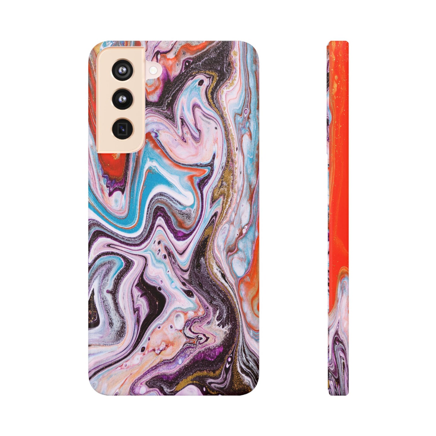 Abstract Elegance Marbled Phone Case - Slim and Protective