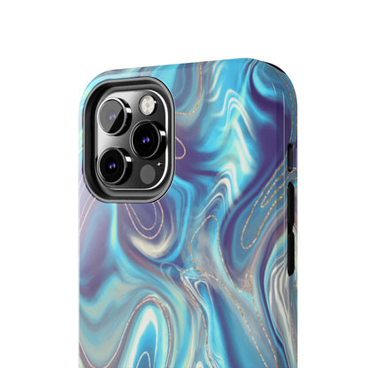 Aurora Swirl Impact-Resistant Phone Case