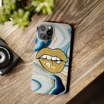 Marbled Kiss (Slim Phone Case)