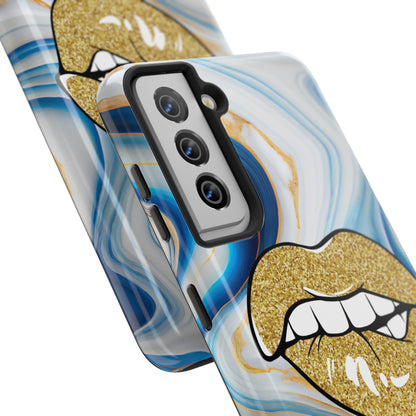 Marbled Kiss (Tough Phone Case)