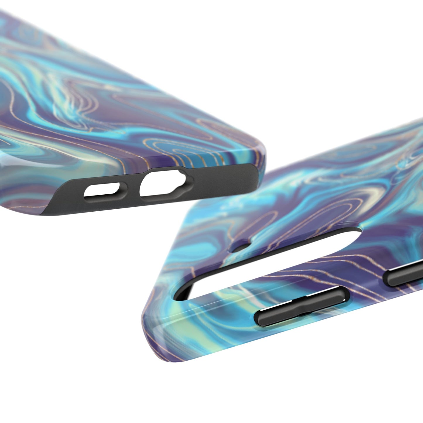 Aurora Swirl Impact-Resistant Phone Case