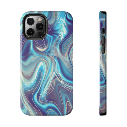 Aurora Swirl Impact-Resistant Phone Case