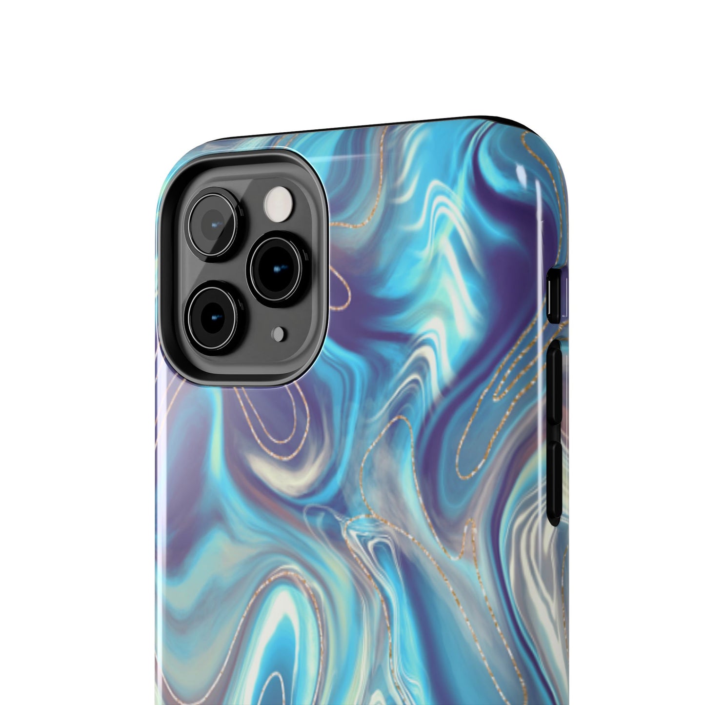 Aurora Swirl Impact-Resistant Phone Case