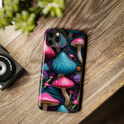 Whimsical  Mushroom Wonderland  (Slim Phone Case)