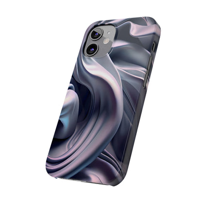 Ethereal Blue Bloom - Slim Phone Case