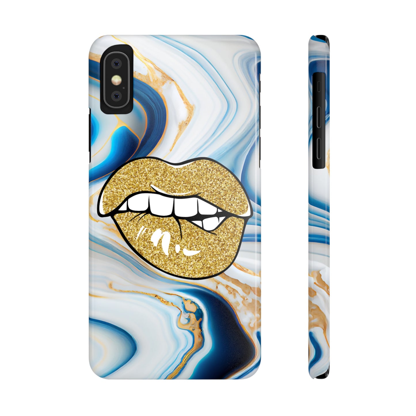 Marbled Kiss (Slim Phone Case)