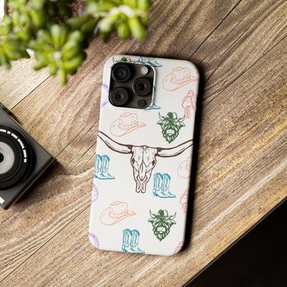 CowGirl World (Slim Phone Cases)