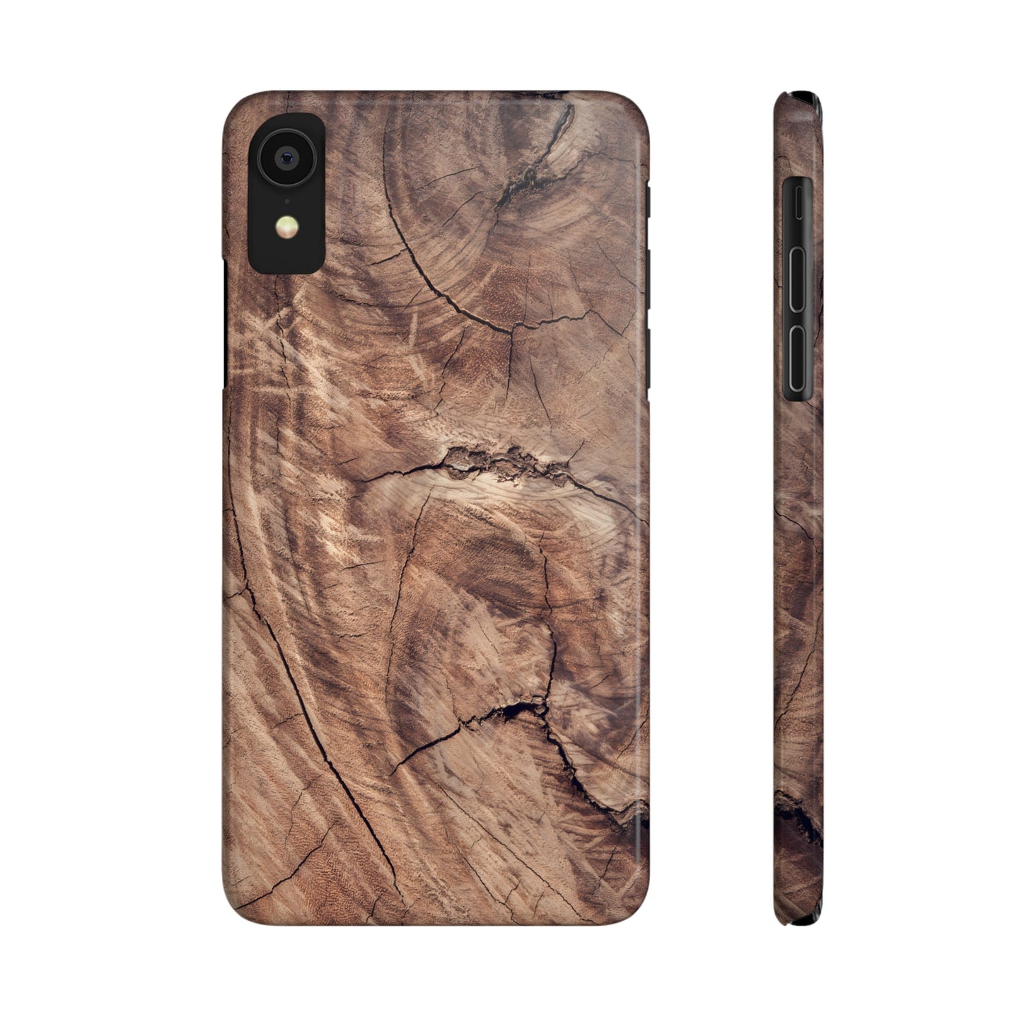 Natural Wood Grain Elegance Slim Phone Case