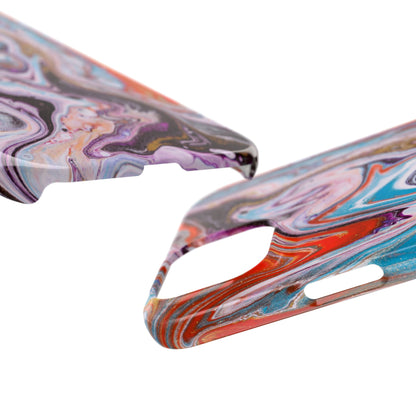 Abstract Elegance Marbled Phone Case - Slim and Protective