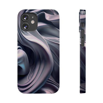 Ethereal Blue Bloom - Slim Phone Case