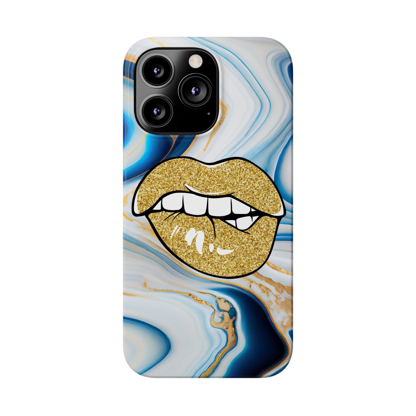 Marbled Kiss (Slim Phone Case)