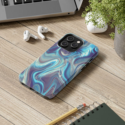 Aurora Swirl Impact-Resistant Phone Case