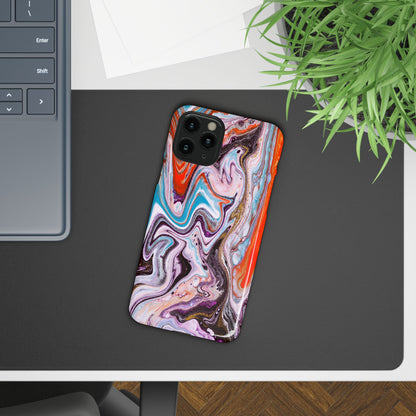 Abstract Elegance Marbled Phone Case - Slim and Protective