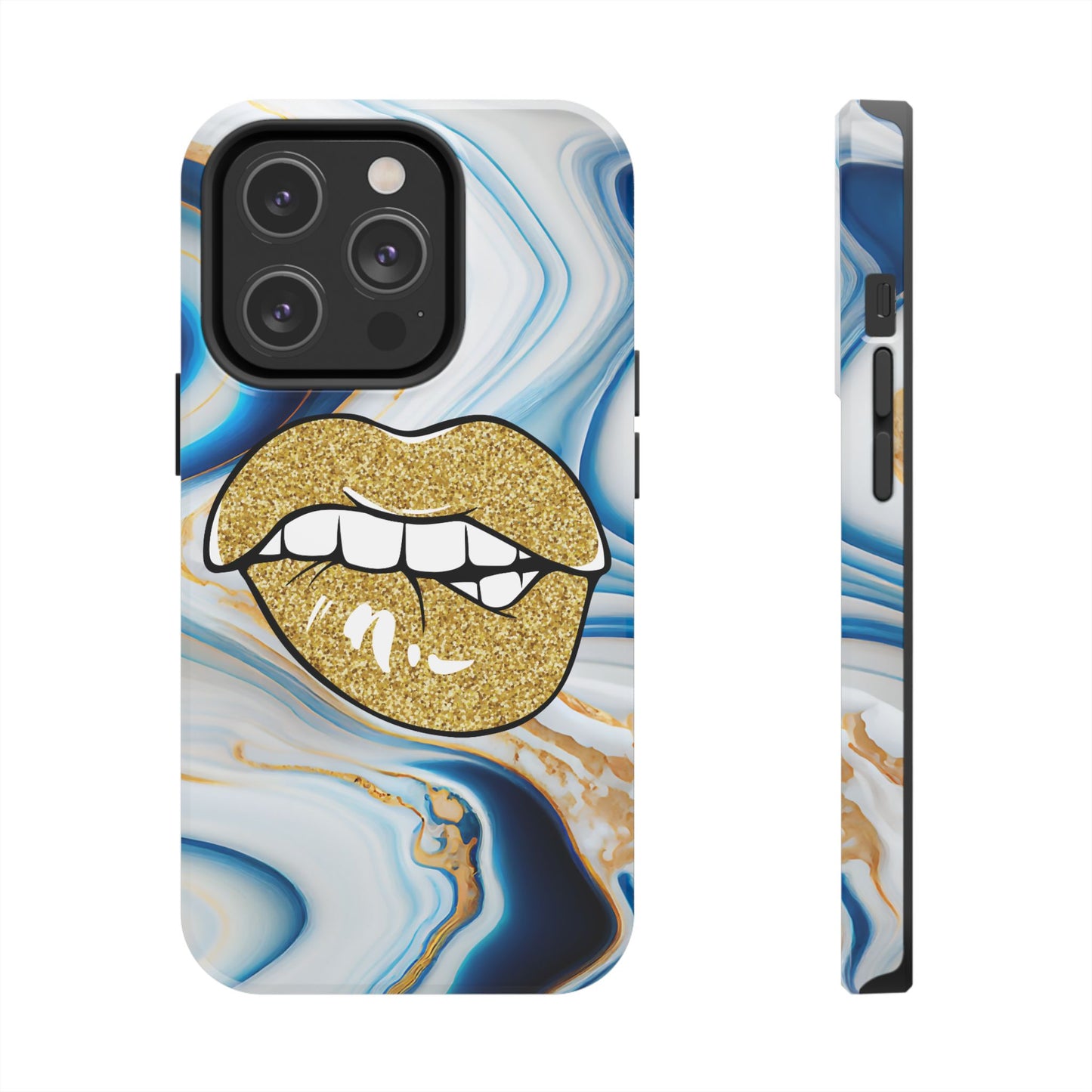 Marbled Kiss (Tough Phone Case)