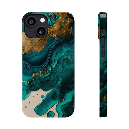 Abstract Geometric Bliss Slim Phone Case