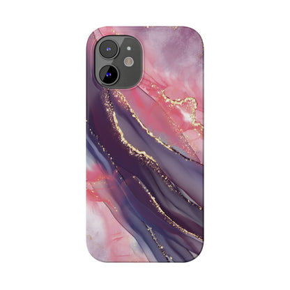 "Elegant Marbling Euphoria - Slim Phone Case