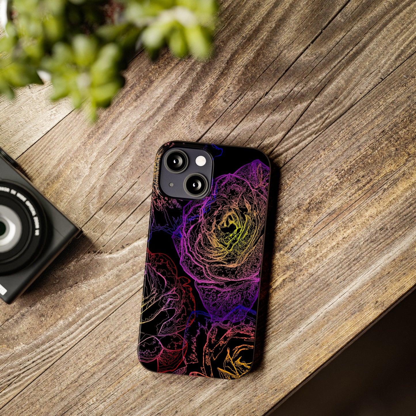 Cosmic Flower (Slim Phone Cases)