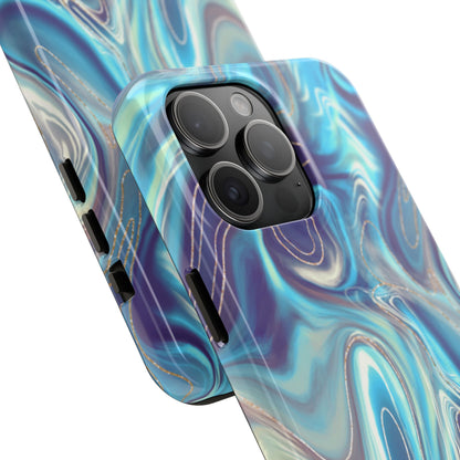 Aurora Swirl Impact-Resistant Phone Case