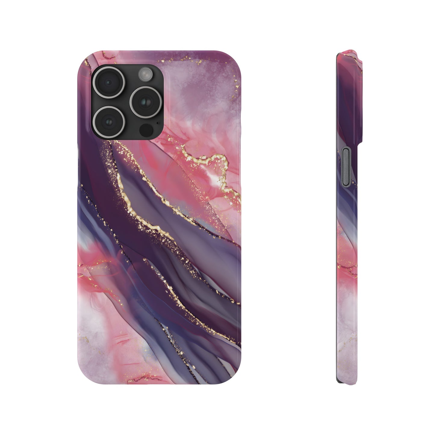 "Elegant Marbling Euphoria - Slim Phone Case