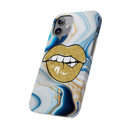 Marbled Kiss (Slim Phone Case)