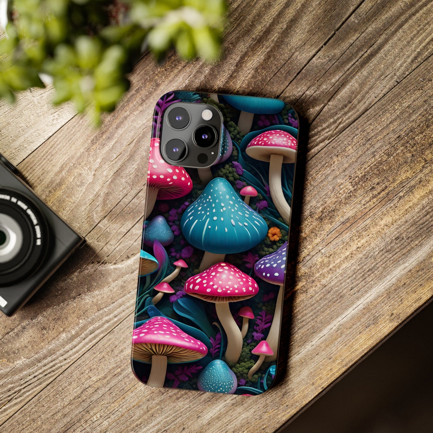 Whimsical  Mushroom Wonderland  (Slim Phone Case)