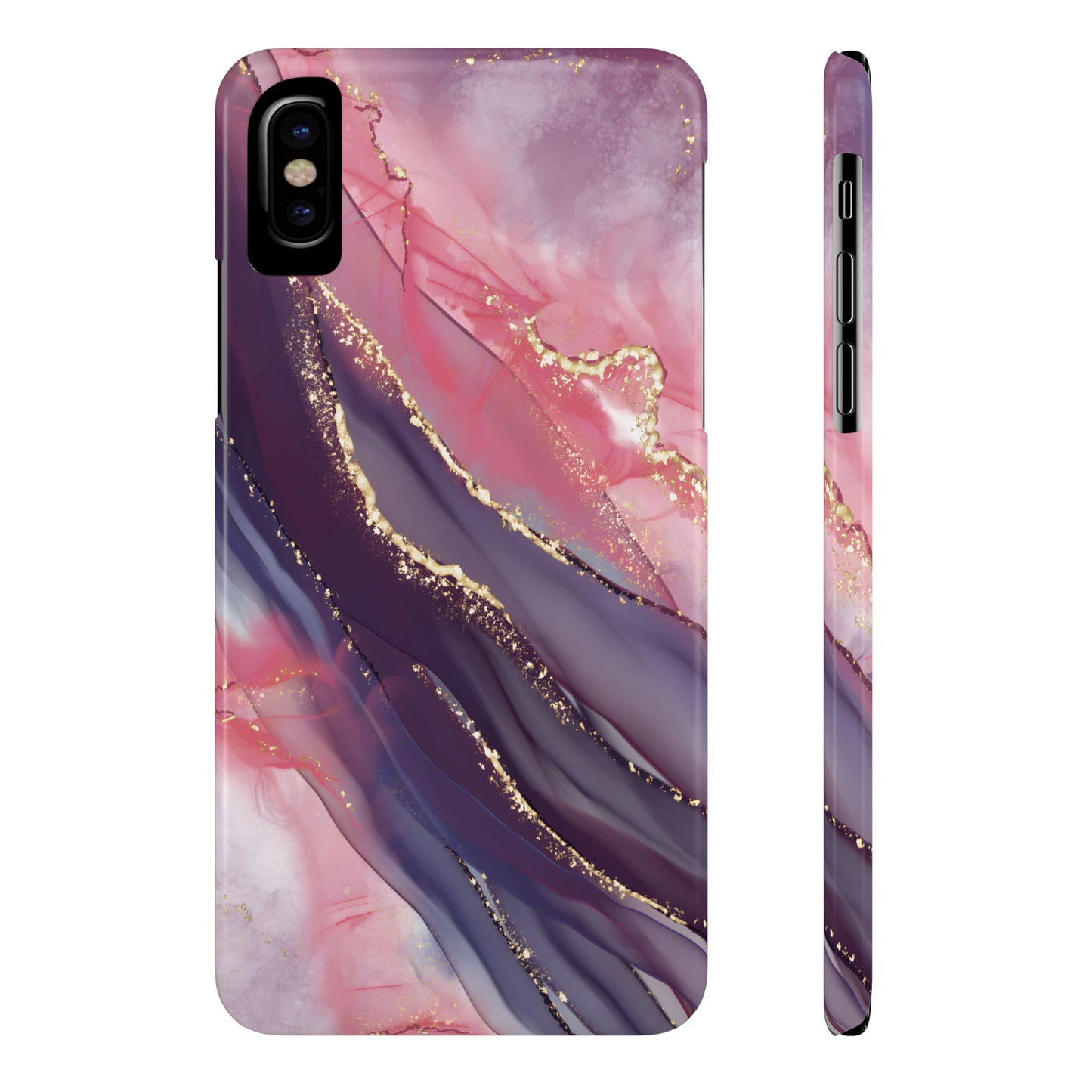 "Elegant Marbling Euphoria - Slim Phone Case