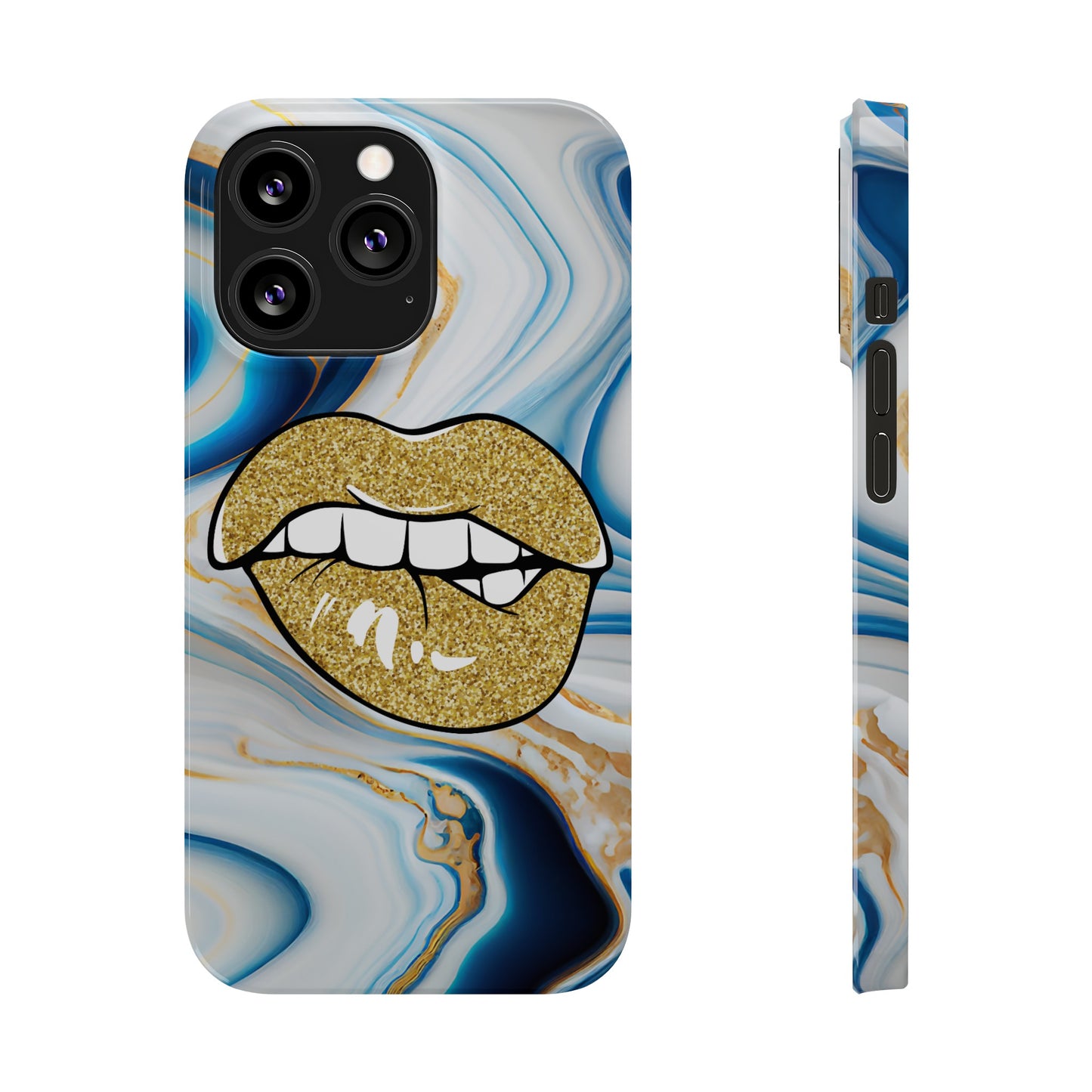 Marbled Kiss (Slim Phone Case)