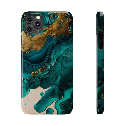 Abstract Geometric Bliss Slim Phone Case