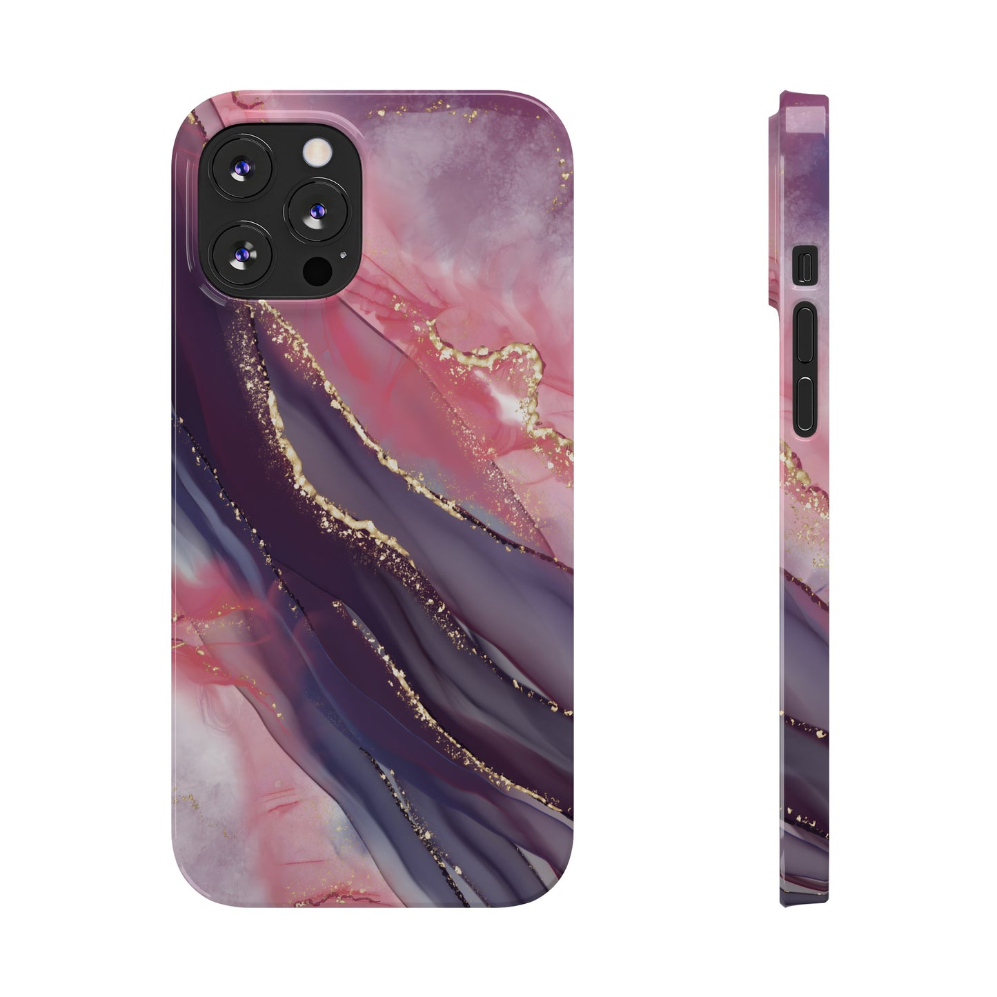 "Elegant Marbling Euphoria - Slim Phone Case