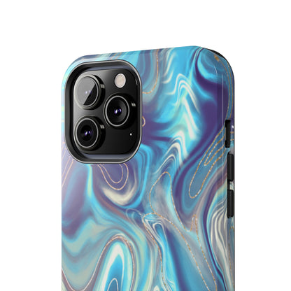 Aurora Swirl Impact-Resistant Phone Case