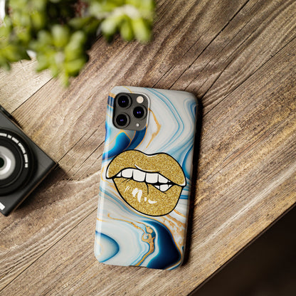 Marbled Kiss (Slim Phone Case)