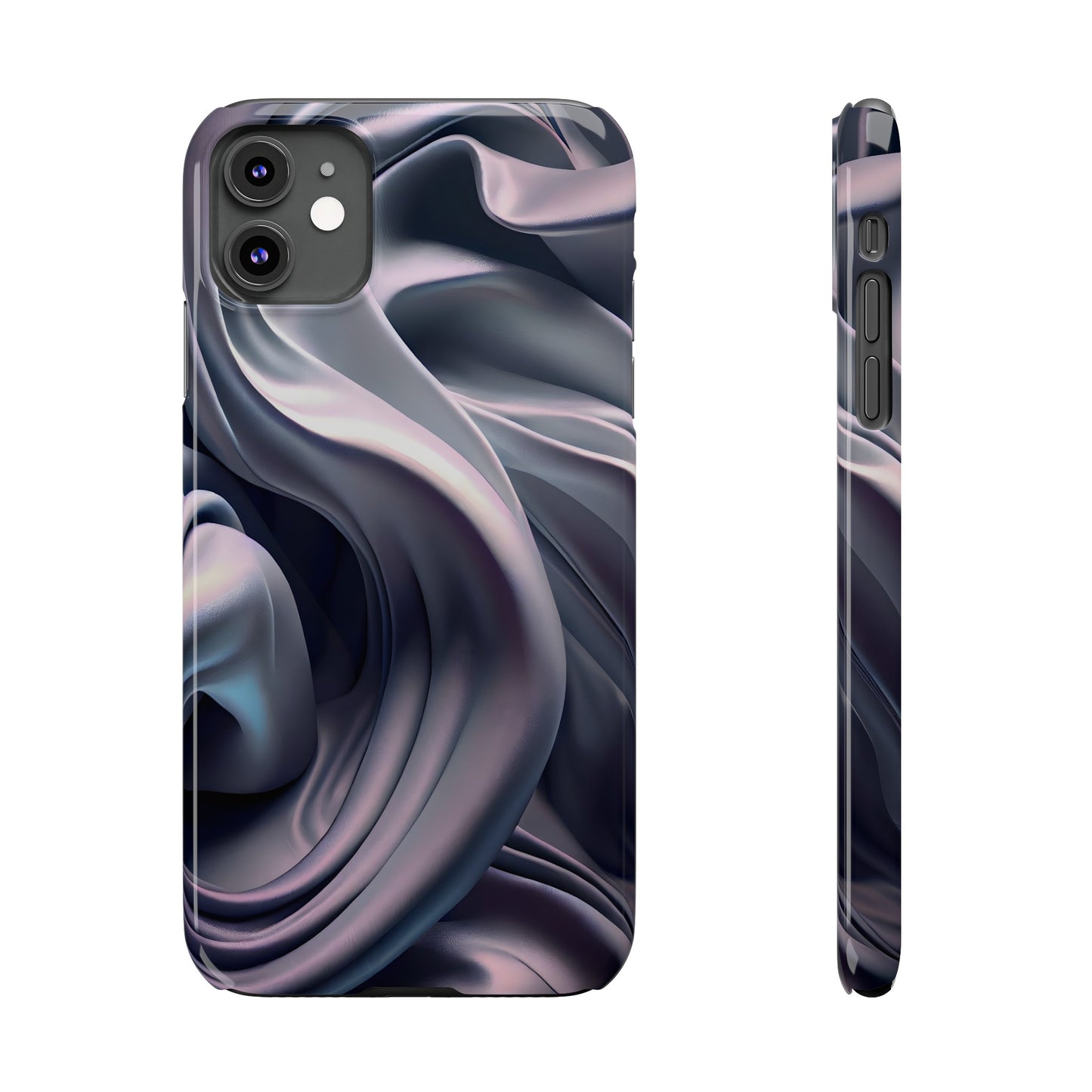 Ethereal Blue Bloom - Slim Phone Case