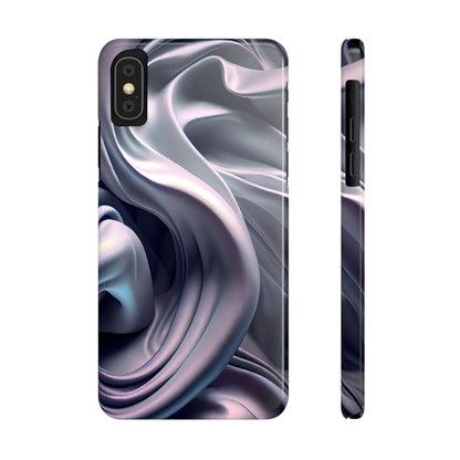 Ethereal Blue Bloom - Slim Phone Case