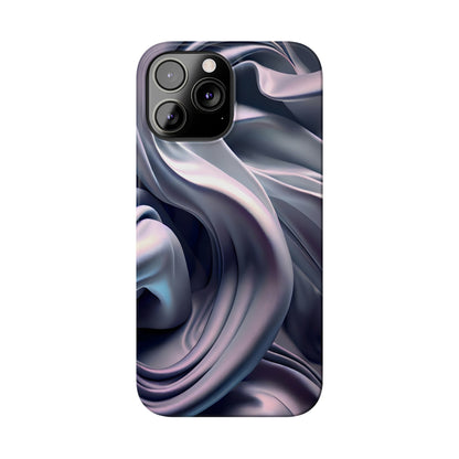 Ethereal Blue Bloom - Slim Phone Case